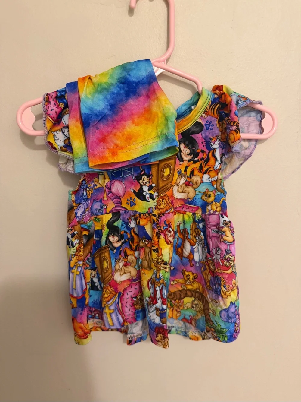 Minky Dreamer Bamboo - 6/12M Peplum Set